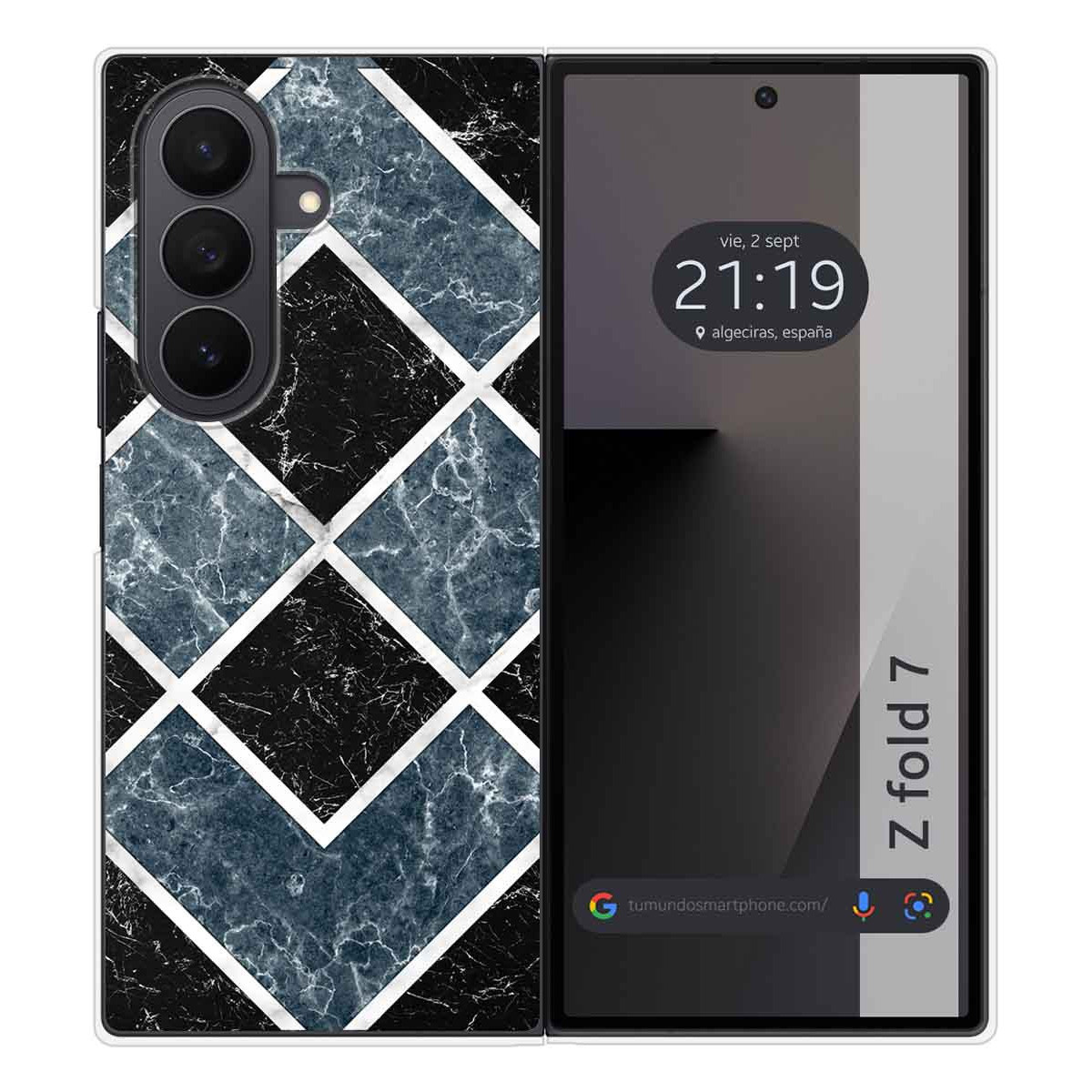 Funda Silicona para Samsung Galaxy Z Fold 7 5G diseño Mármol 06 Dibujos