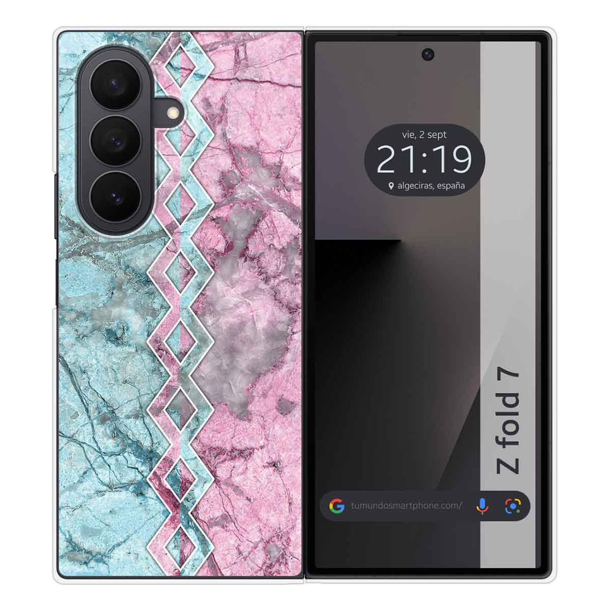Funda Silicona para Samsung Galaxy Z Fold 7 5G diseño Mármol 08 Dibujos
