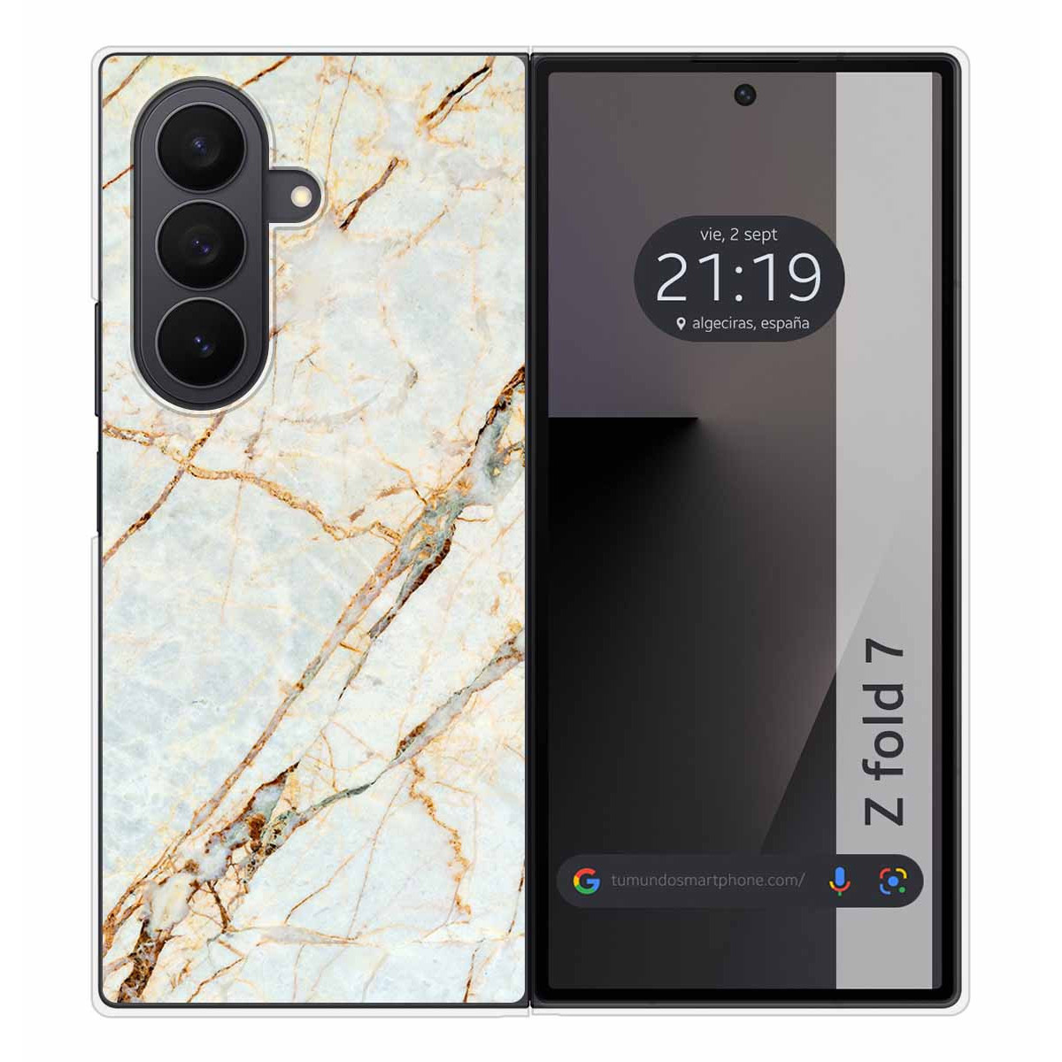 Funda Silicona para Samsung Galaxy Z Fold 7 5G diseño Mármol 13 Dibujos