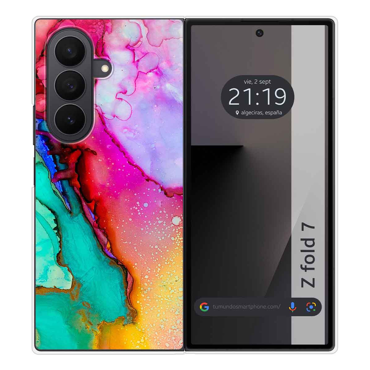 Funda Silicona para Samsung Galaxy Z Fold 7 5G diseño Mármol 15 Dibujos