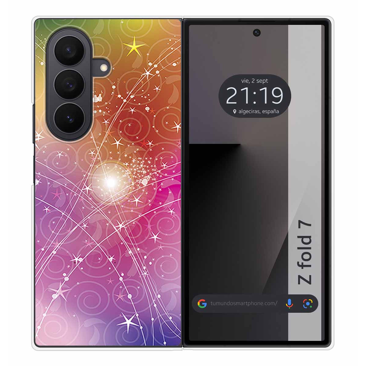 Funda Silicona para Samsung Galaxy Z Fold 7 5G diseño Abstracto Dibujos