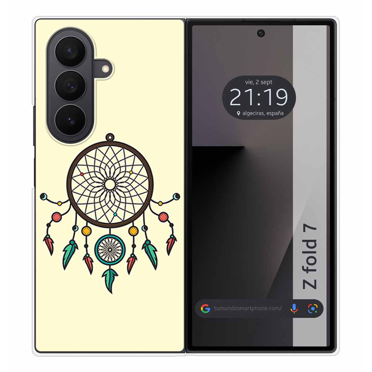 Funda Silicona para Samsung Galaxy Z Fold 7 5G diseño Atrapasueños Dibujos