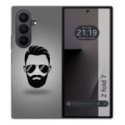 Funda Silicona para Samsung Galaxy Z Fold 7 5G diseño Barba Dibujos