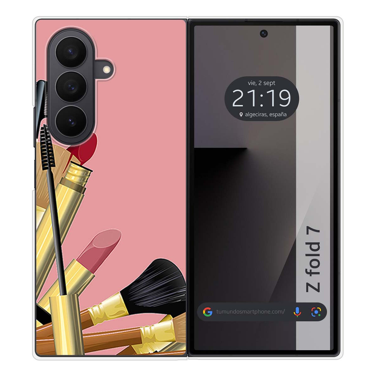 Funda Silicona para Samsung Galaxy Z Fold 7 5G diseño Brochas Dibujos
