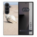 Funda Silicona para Samsung Galaxy Z Fold 7 5G diseño Concha Dibujos