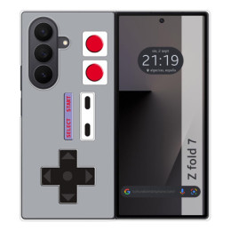 Funda Silicona para Samsung Galaxy Z Fold 7 5G diseño Consola Dibujos
