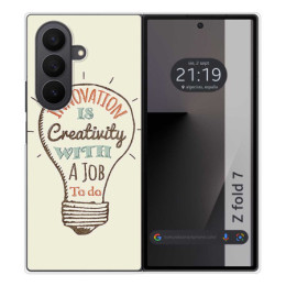 Funda Silicona para Samsung Galaxy Z Fold 7 5G diseño Creativity Dibujos