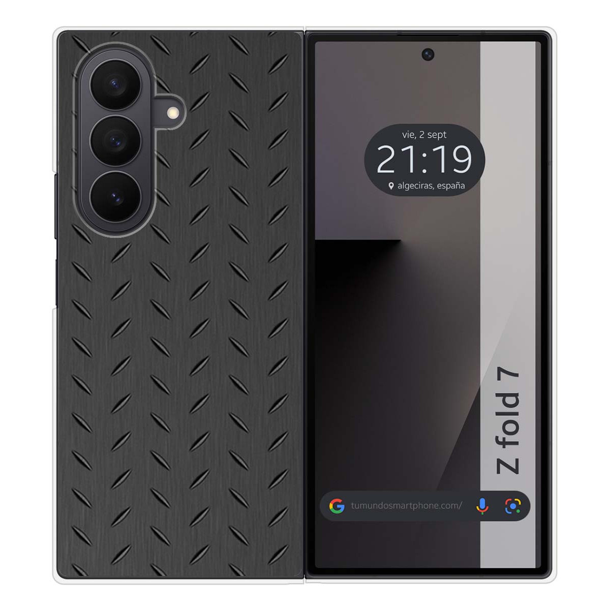 Funda Silicona para Samsung Galaxy Z Fold 7 5G diseño Metal Dibujos