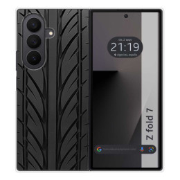 Funda Silicona para Samsung Galaxy Z Fold 7 5G diseño Neumatico Dibujos