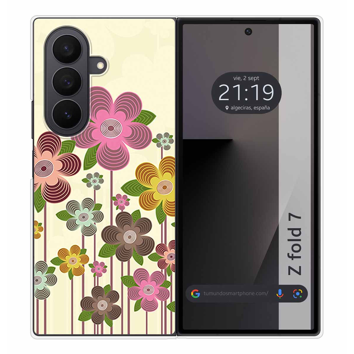 Funda Silicona para Samsung Galaxy Z Fold 7 5G diseño Primavera En Flor Dibujos
