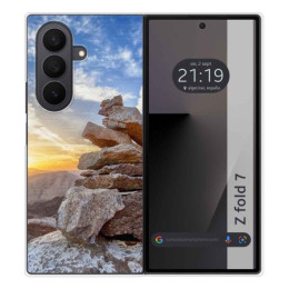 Funda Silicona para Samsung Galaxy Z Fold 7 5G diseño Sunset Dibujos
