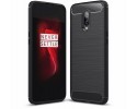 Funda Gel Tpu Tipo Carbon Negra para Oneplus 6T
