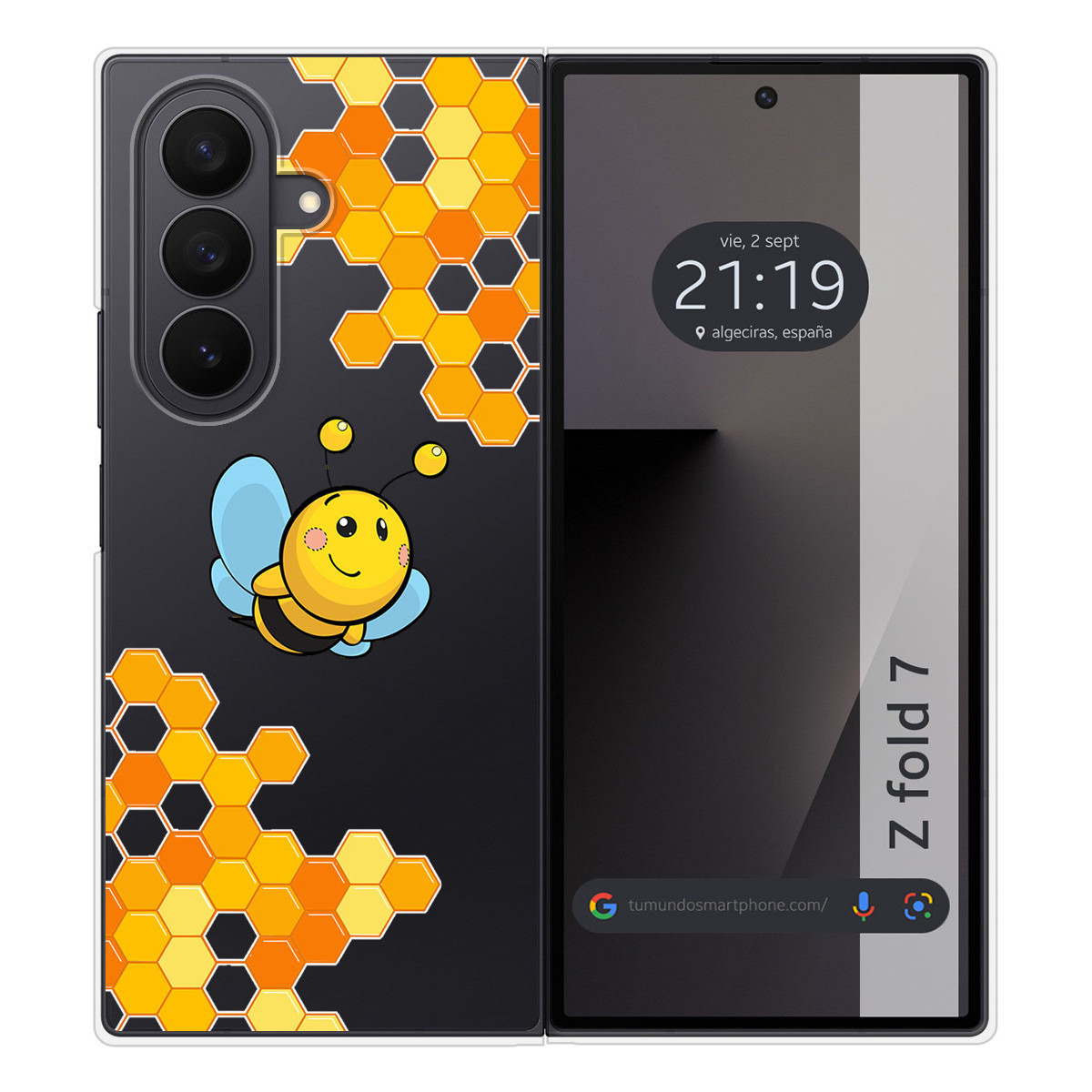 Funda Silicona para Samsung Galaxy Z Fold 7 5G diseño Abeja Dibujos