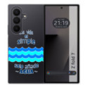 Funda Silicona para Samsung Galaxy Z Fold 7 5G diseño Agua Dibujos