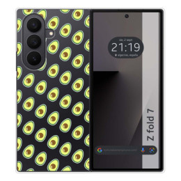 Funda Silicona para Samsung Galaxy Z Fold 7 5G diseño Aguacate Dibujos