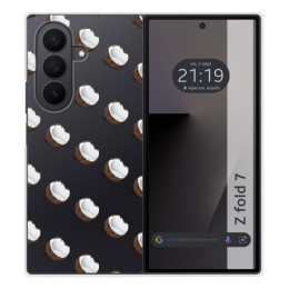 Funda Silicona para Samsung Galaxy Z Fold 7 5G diseño Cocos Dibujos