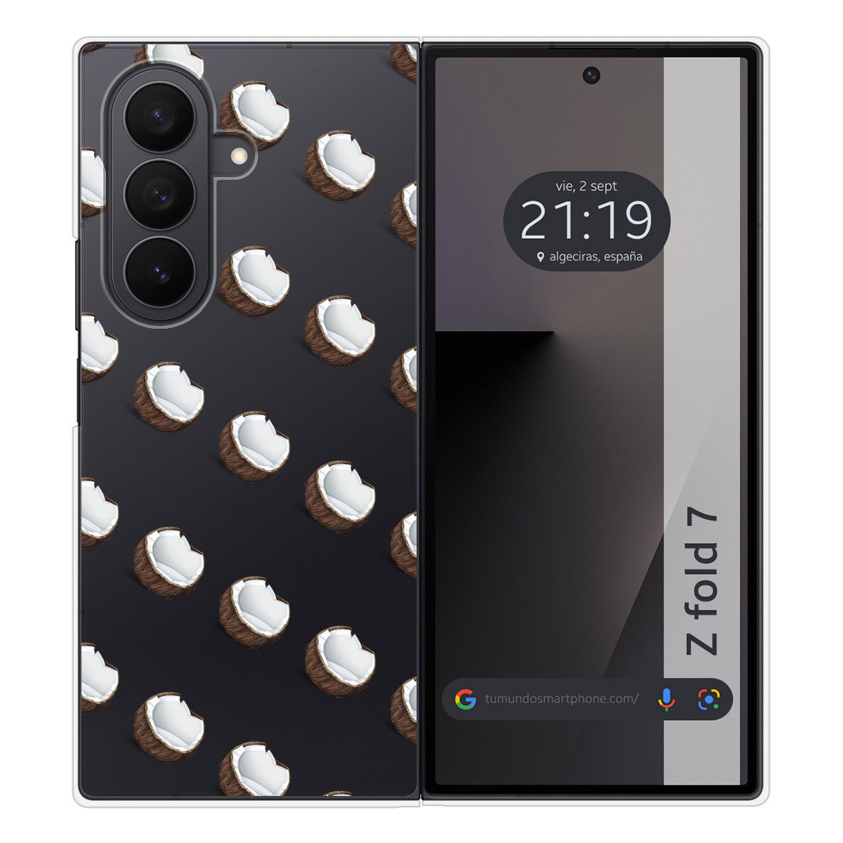 Funda Silicona para Samsung Galaxy Z Fold 7 5G diseño Cocos Dibujos