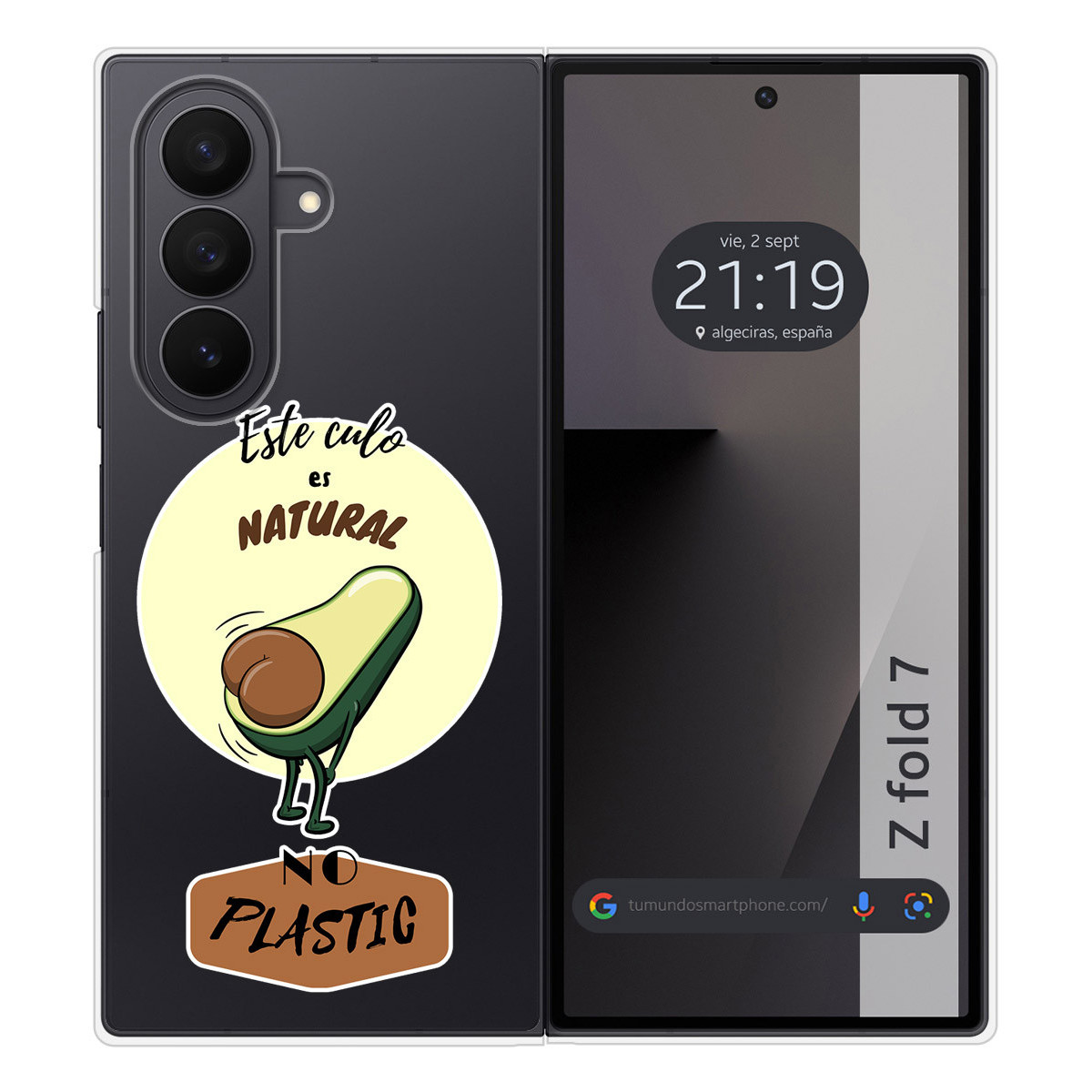 Funda Silicona para Samsung Galaxy Z Fold 7 5G diseño Culo Natural Dibujos