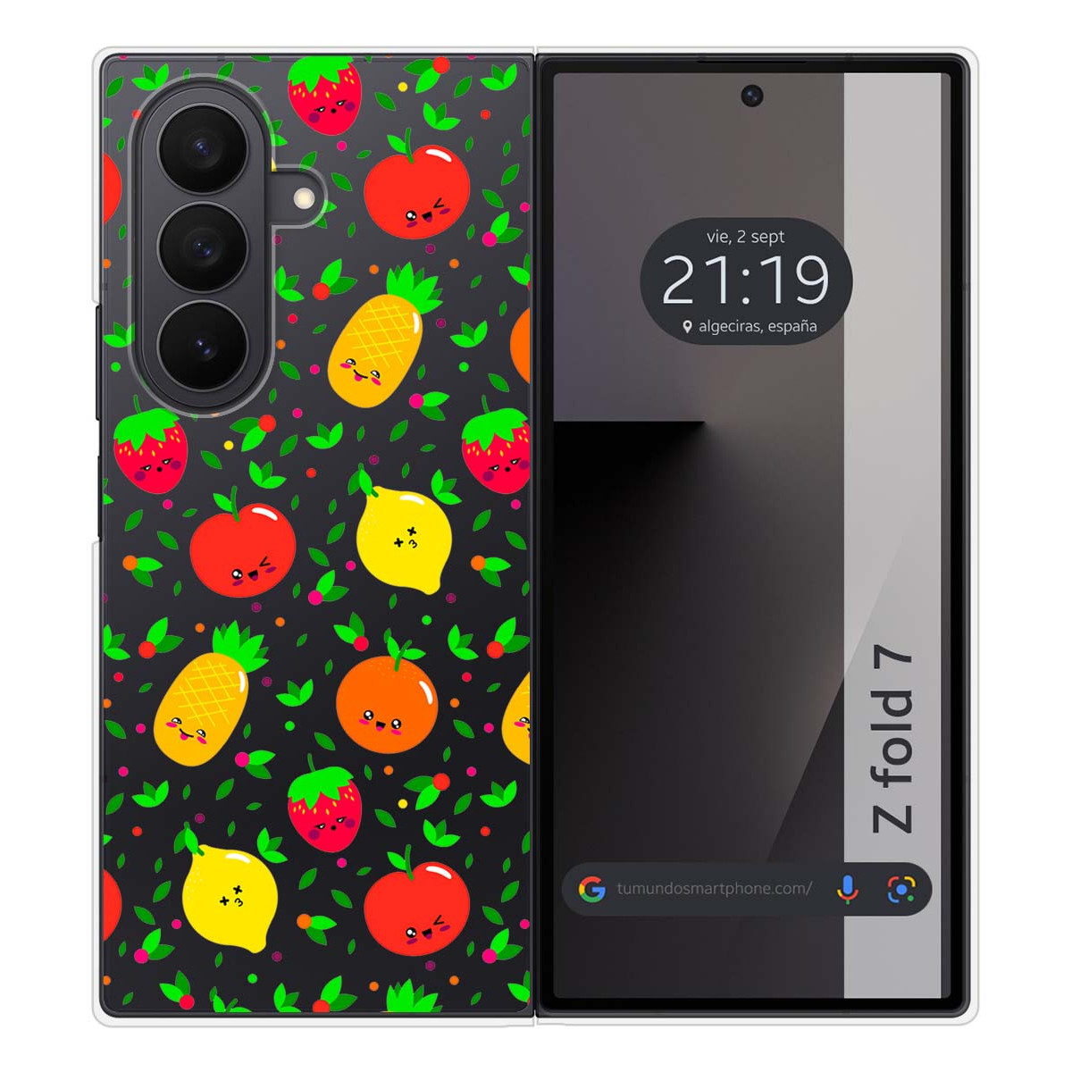 Funda Silicona para Samsung Galaxy Z Fold 7 5G diseño Frutas 01 Dibujos