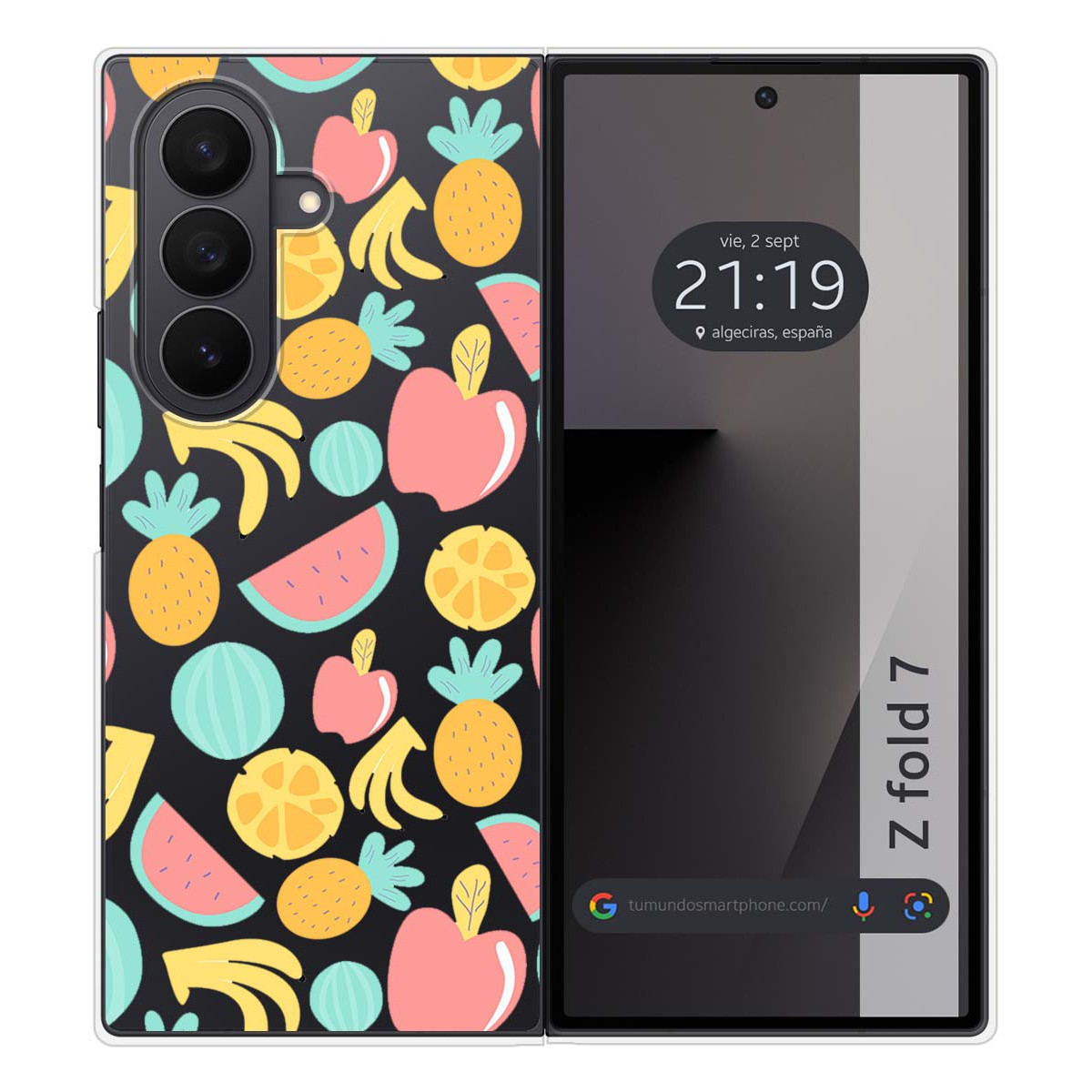 Funda Silicona para Samsung Galaxy Z Fold 7 5G diseño Frutas 02 Dibujos