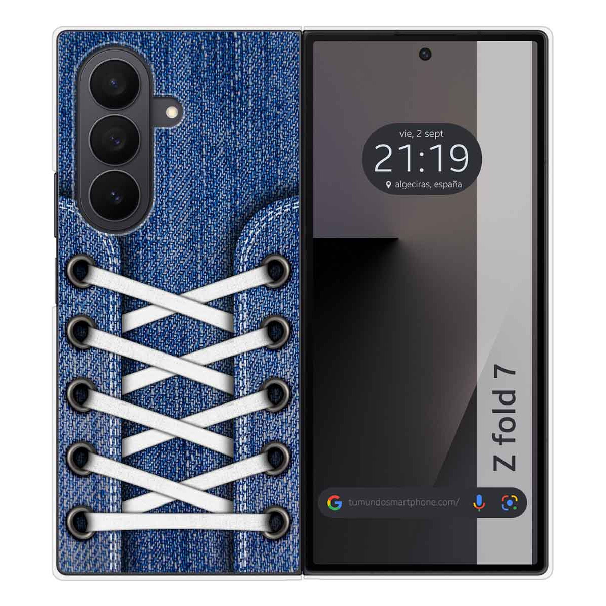 Funda Silicona para Samsung Galaxy Z Fold 7 5G diseño Zapatillas 01 Dibujos