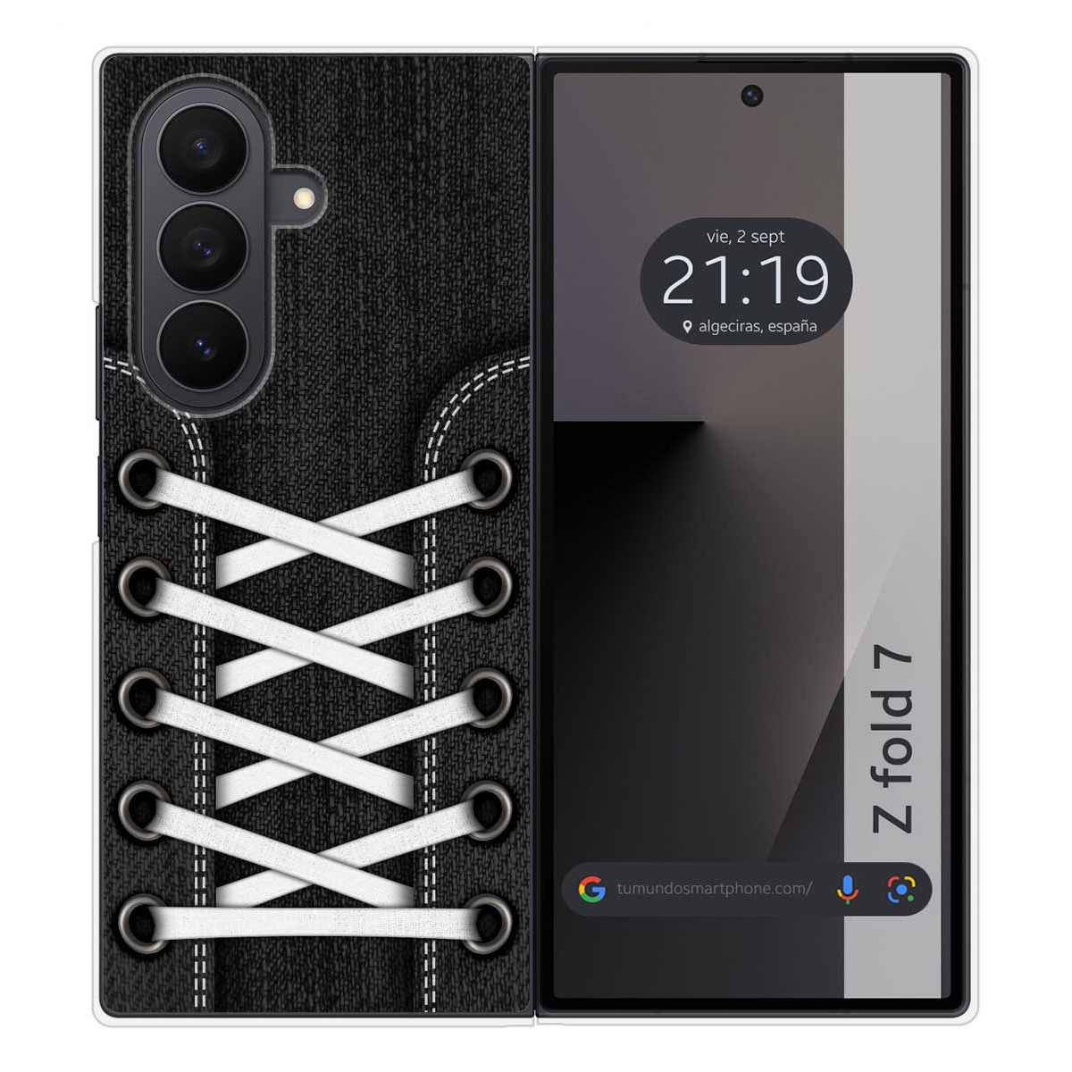 Funda Silicona para Samsung Galaxy Z Fold 7 5G diseño Zapatillas 02 Dibujos