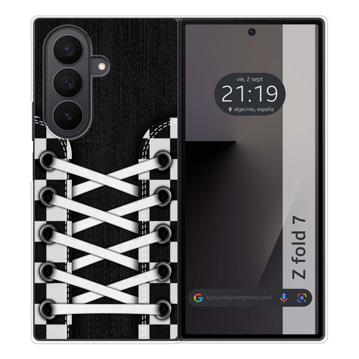 Funda Silicona para Samsung Galaxy Z Fold 7 5G diseño Zapatillas 03 Dibujos