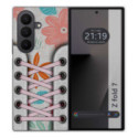 Funda Silicona para Samsung Galaxy Z Fold 7 5G diseño Zapatillas 09 Dibujos