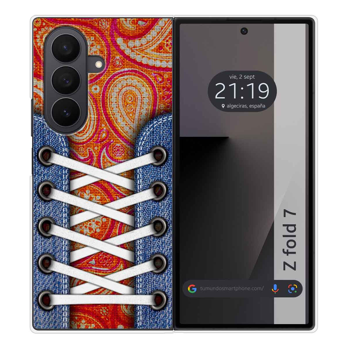 Funda Silicona para Samsung Galaxy Z Fold 7 5G diseño Zapatillas 10 Dibujos