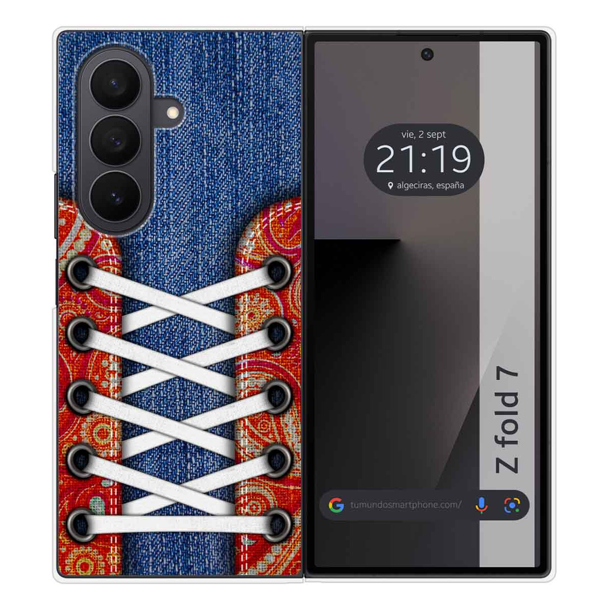 Funda Silicona para Samsung Galaxy Z Fold 7 5G diseño Zapatillas 11 Dibujos