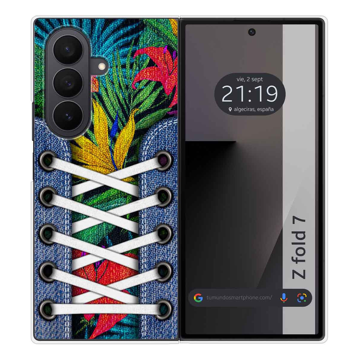 Funda Silicona para Samsung Galaxy Z Fold 7 5G diseño Zapatillas 12 Dibujos
