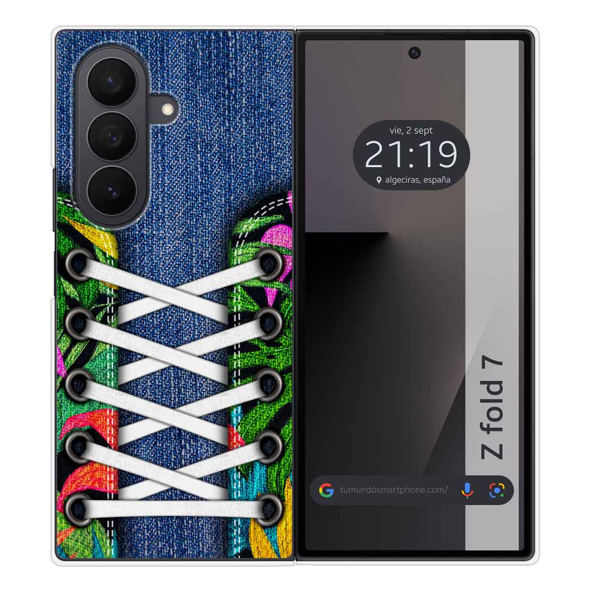 Funda Silicona para Samsung Galaxy Z Fold 7 5G diseño Zapatillas 13 Dibujos