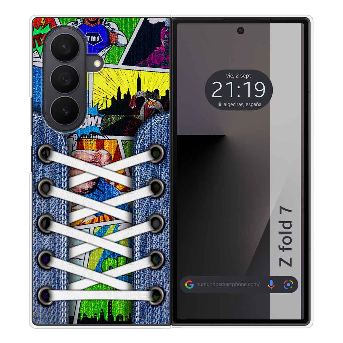 Funda Silicona para Samsung Galaxy Z Fold 7 5G diseño Zapatillas 14 Dibujos