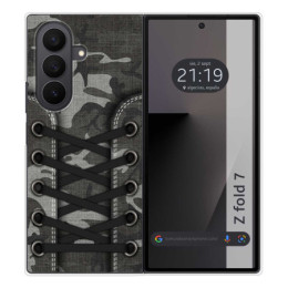 Funda Silicona para Samsung Galaxy Z Fold 7 5G diseño Zapatillas 15 Dibujos