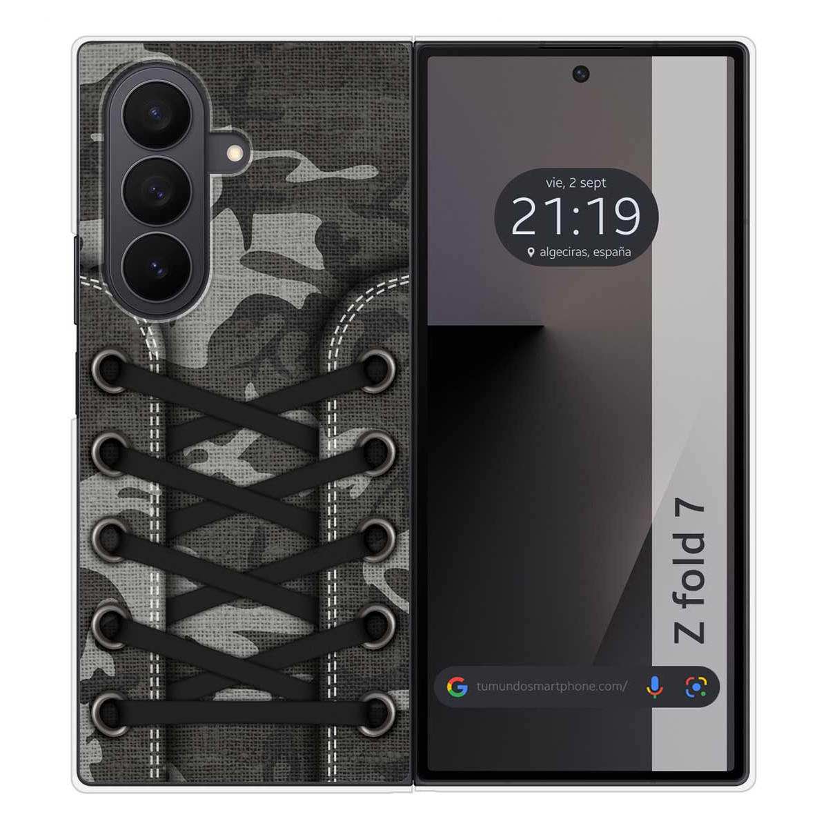 Funda Silicona para Samsung Galaxy Z Fold 7 5G diseño Zapatillas 15 Dibujos