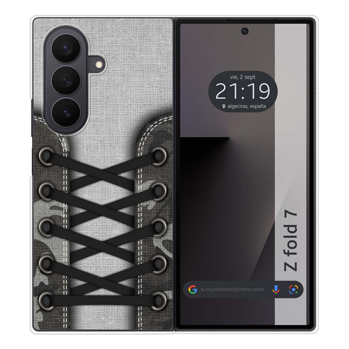 Funda Silicona para Samsung Galaxy Z Fold 7 5G diseño Zapatillas 16 Dibujos