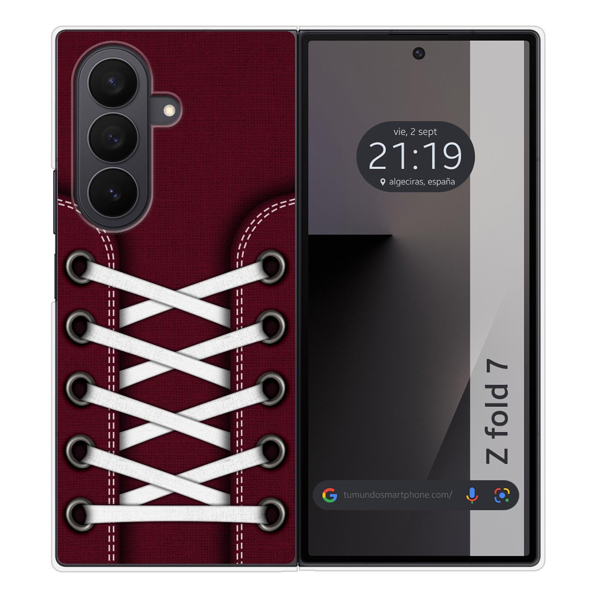 Funda Silicona para Samsung Galaxy Z Fold 7 5G diseño Zapatillas 17 Dibujos