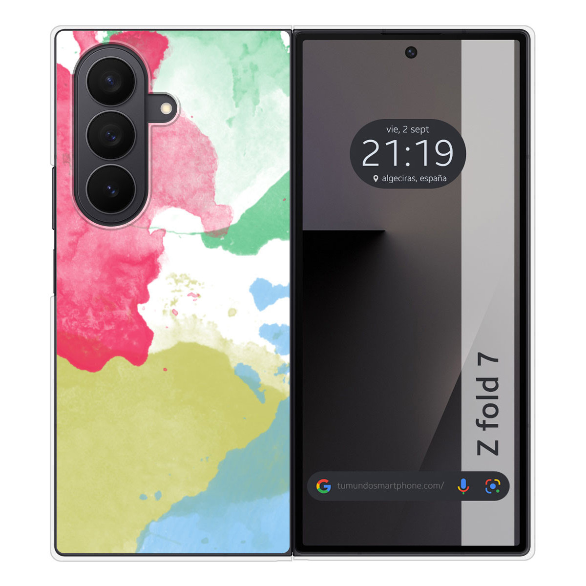 Funda Silicona para Samsung Galaxy Z Fold 7 5G diseño Acuarela 02 Dibujos