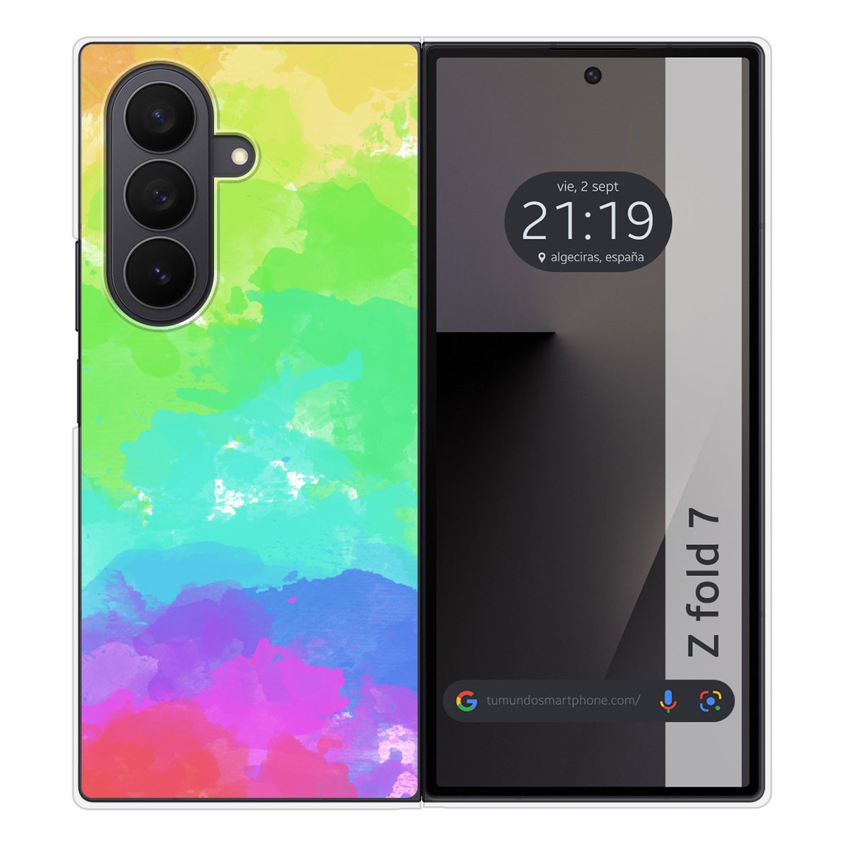 Funda Silicona para Samsung Galaxy Z Fold 7 5G diseño Acuarela 03 Dibujos