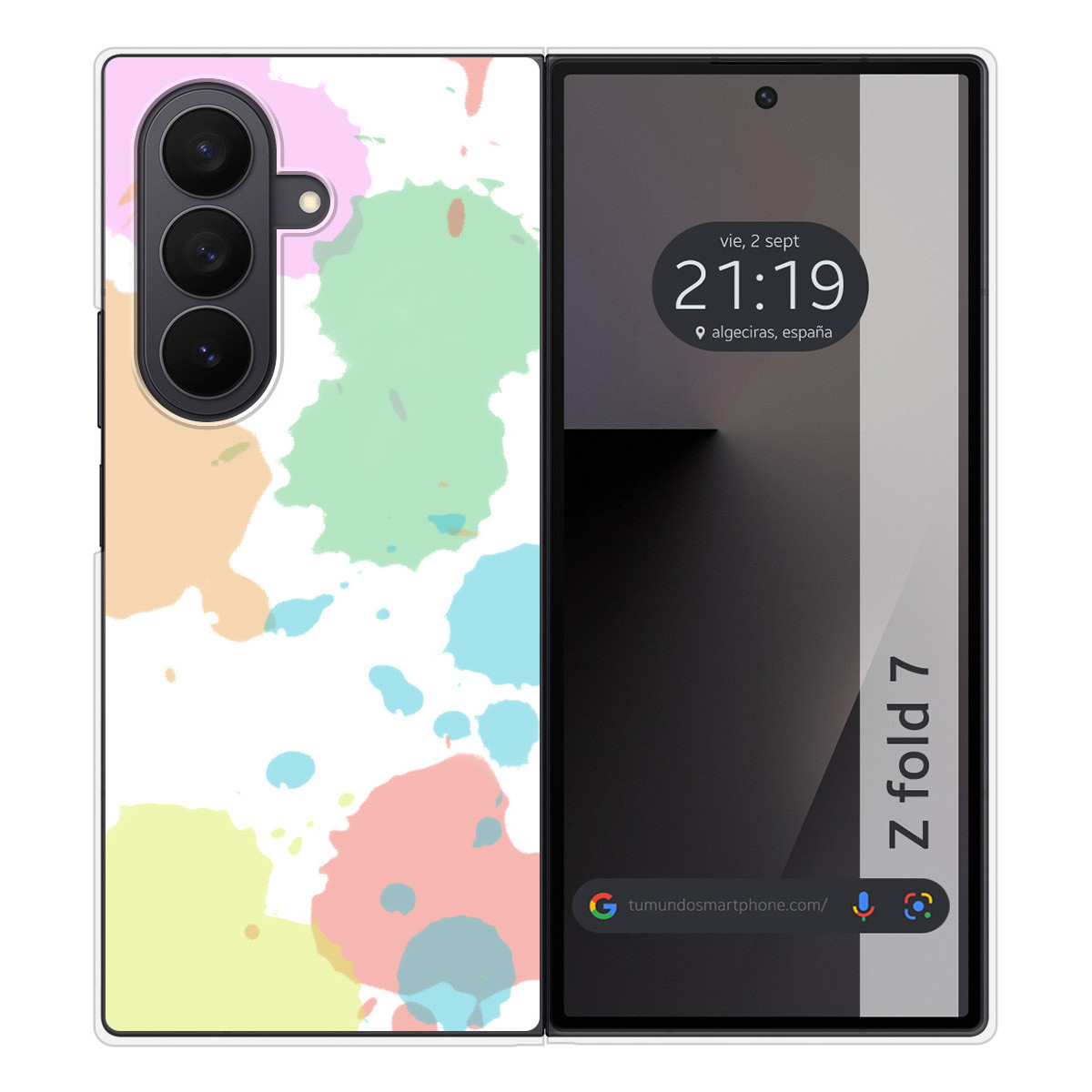 Funda Silicona para Samsung Galaxy Z Fold 7 5G diseño Acuarela 05 Dibujos