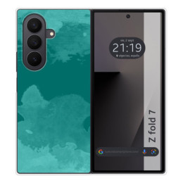 Funda Silicona para Samsung Galaxy Z Fold 7 5G diseño Acuarela 06 Dibujos