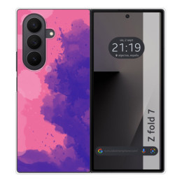 Funda Silicona para Samsung Galaxy Z Fold 7 5G diseño Acuarela 07 Dibujos