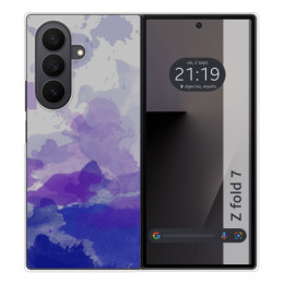 Funda Silicona para Samsung Galaxy Z Fold 7 5G diseño Acuarela 09 Dibujos