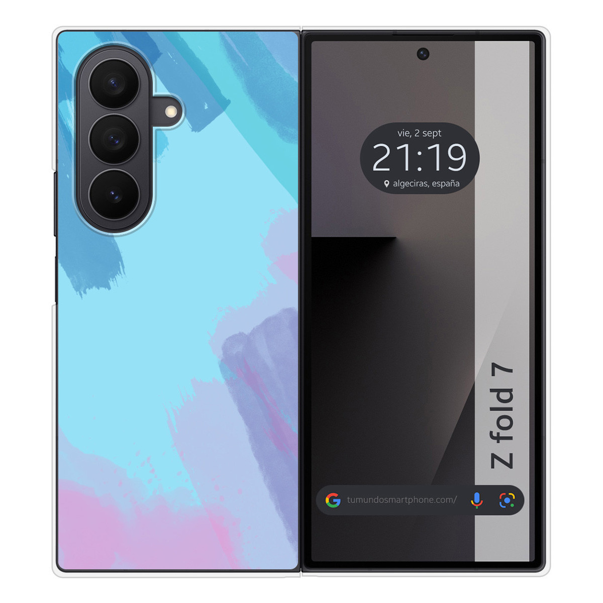 Funda Silicona para Samsung Galaxy Z Fold 7 5G diseño Acuarela 10 Dibujos