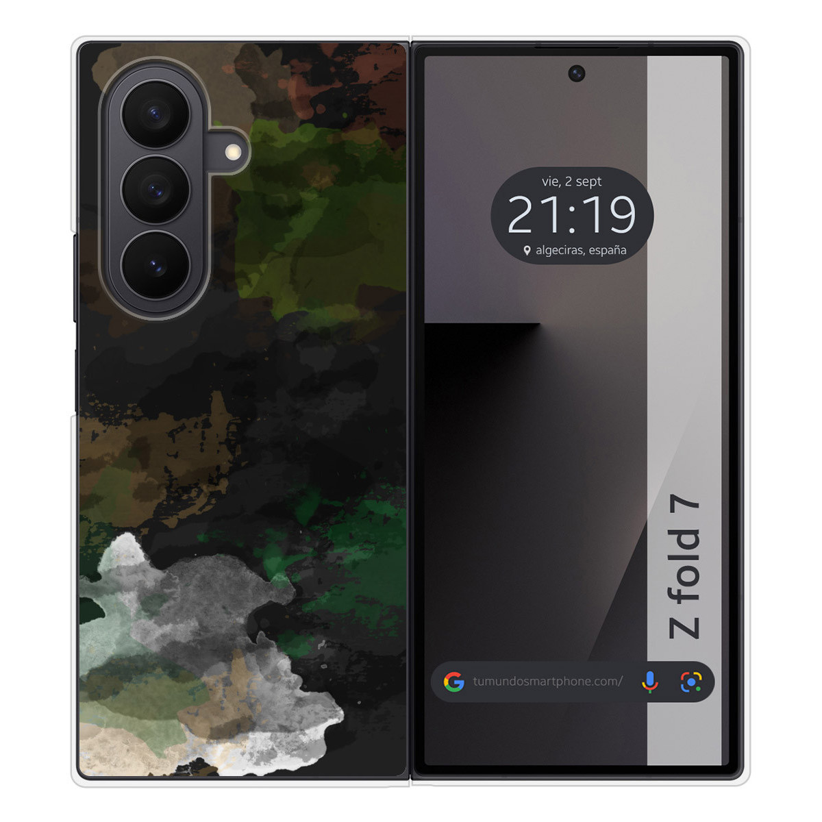 Funda Silicona para Samsung Galaxy Z Fold 7 5G diseño Acuarela 12 Dibujos