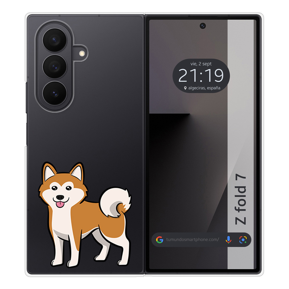 Funda Silicona para Samsung Galaxy Z Fold 7 5G diseño Perros 02 Dibujos