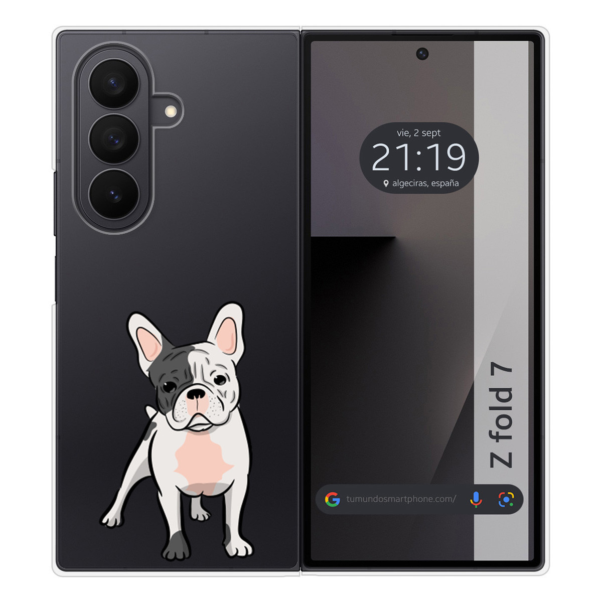 Funda Silicona para Samsung Galaxy Z Fold 7 5G diseño Perros 06 Dibujos