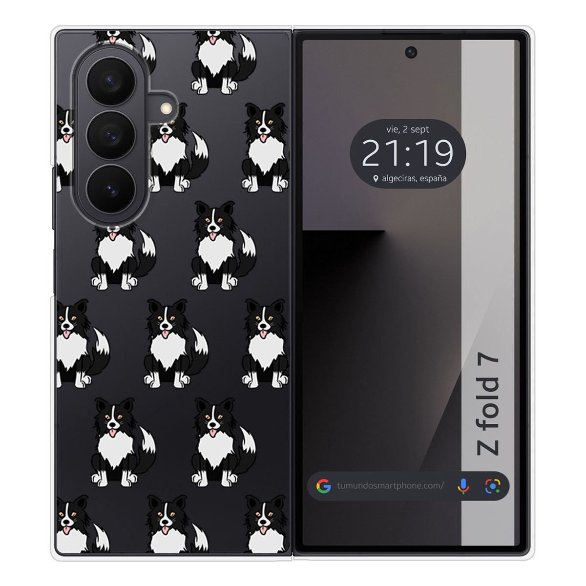 Funda Silicona para Samsung Galaxy Z Fold 7 5G diseño Perros 07 Dibujos