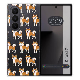 Funda Silicona para Samsung Galaxy Z Fold 7 5G diseño Perros 08 Dibujos