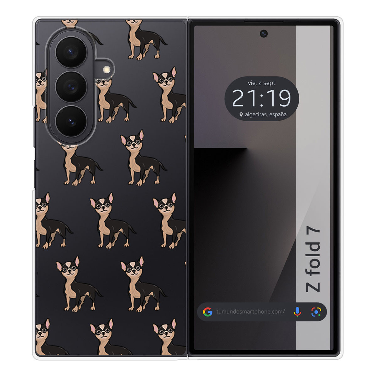 Funda Silicona para Samsung Galaxy Z Fold 7 5G diseño Perros 11 Dibujos